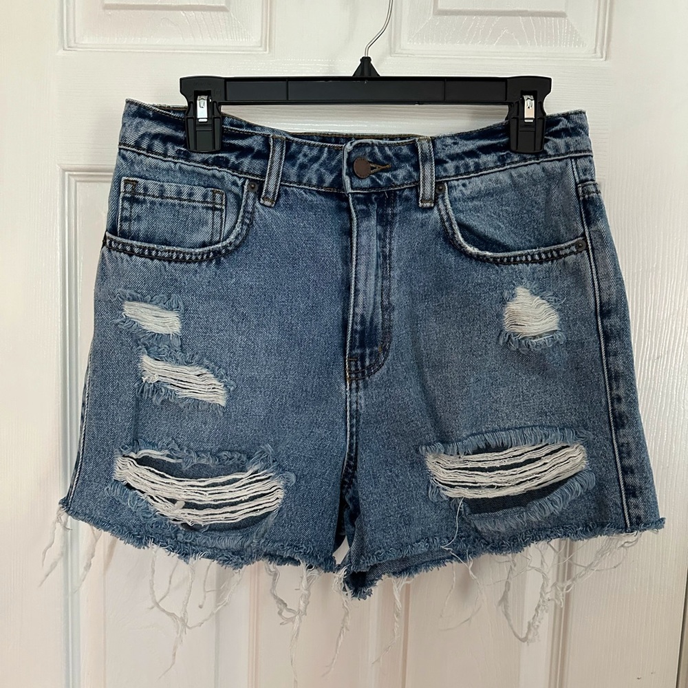 O’Neill Distressed Denim‎ Shorts Size 29